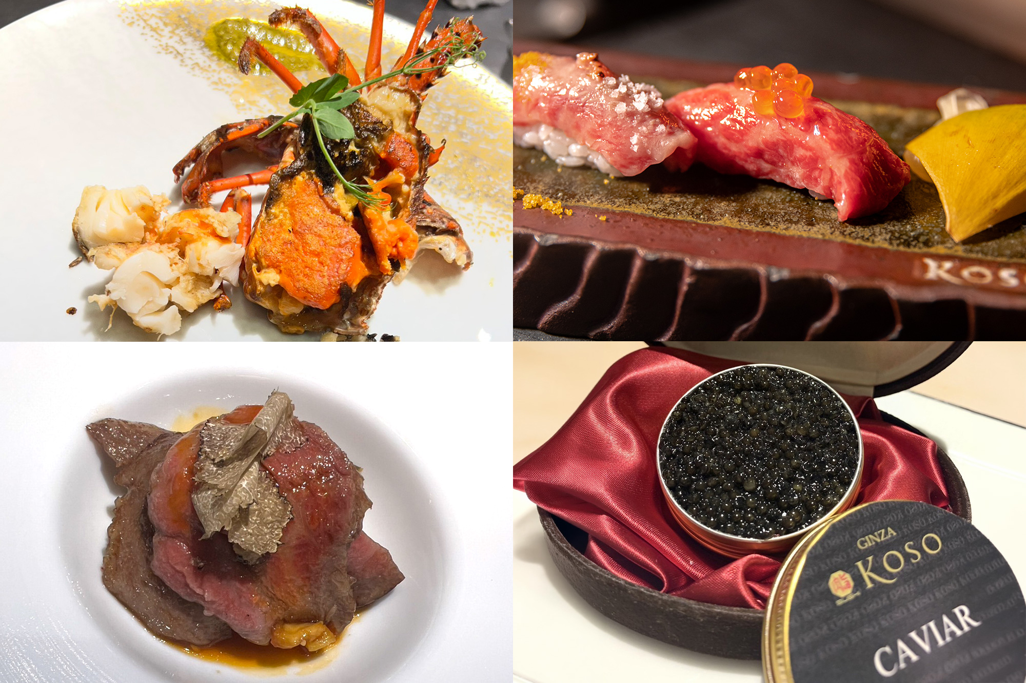 GINZA KOSOのコース料理