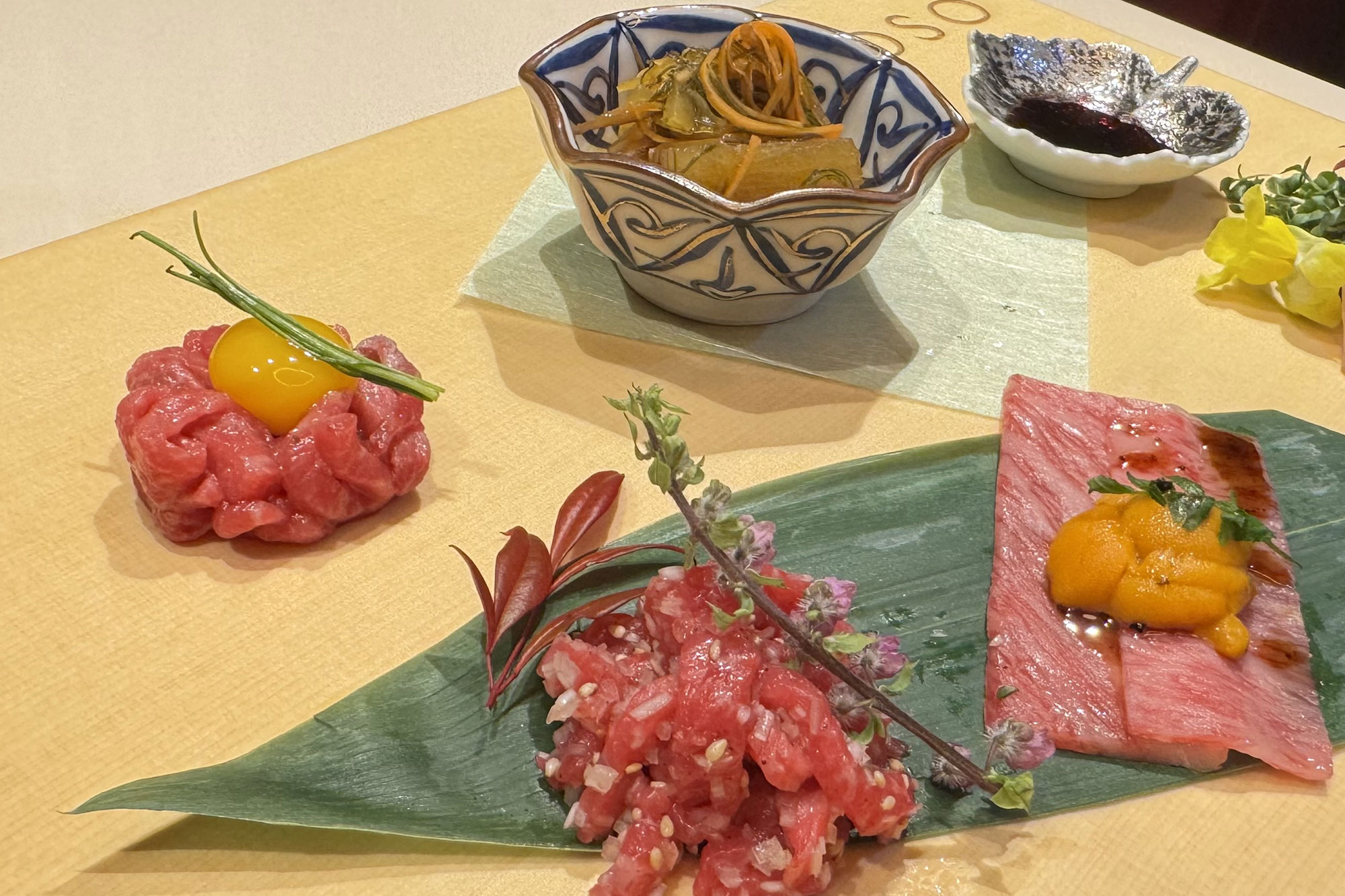 GINZA KOSOの生肉料理